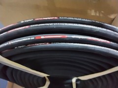 25 FT GATES 5/8″ HYDRAULIC HOSE 2 WIRE 5000 PSI ENVIROFLUID MegaSpiral R13 Flame