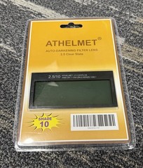 ATHELMET Auto-Darkening Filter Lens – 2.5 Clear Slate – Shade 10 – NEW