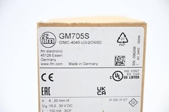 IFM Electronic Safety Sensor GM705S ( GIMC-4045-US / 2OSSD )