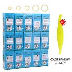 5000pcs Dental Ortho Elastic Rubber Bands Latex Braces Zoo Pack 3.5/5.0/6.5 OZ
