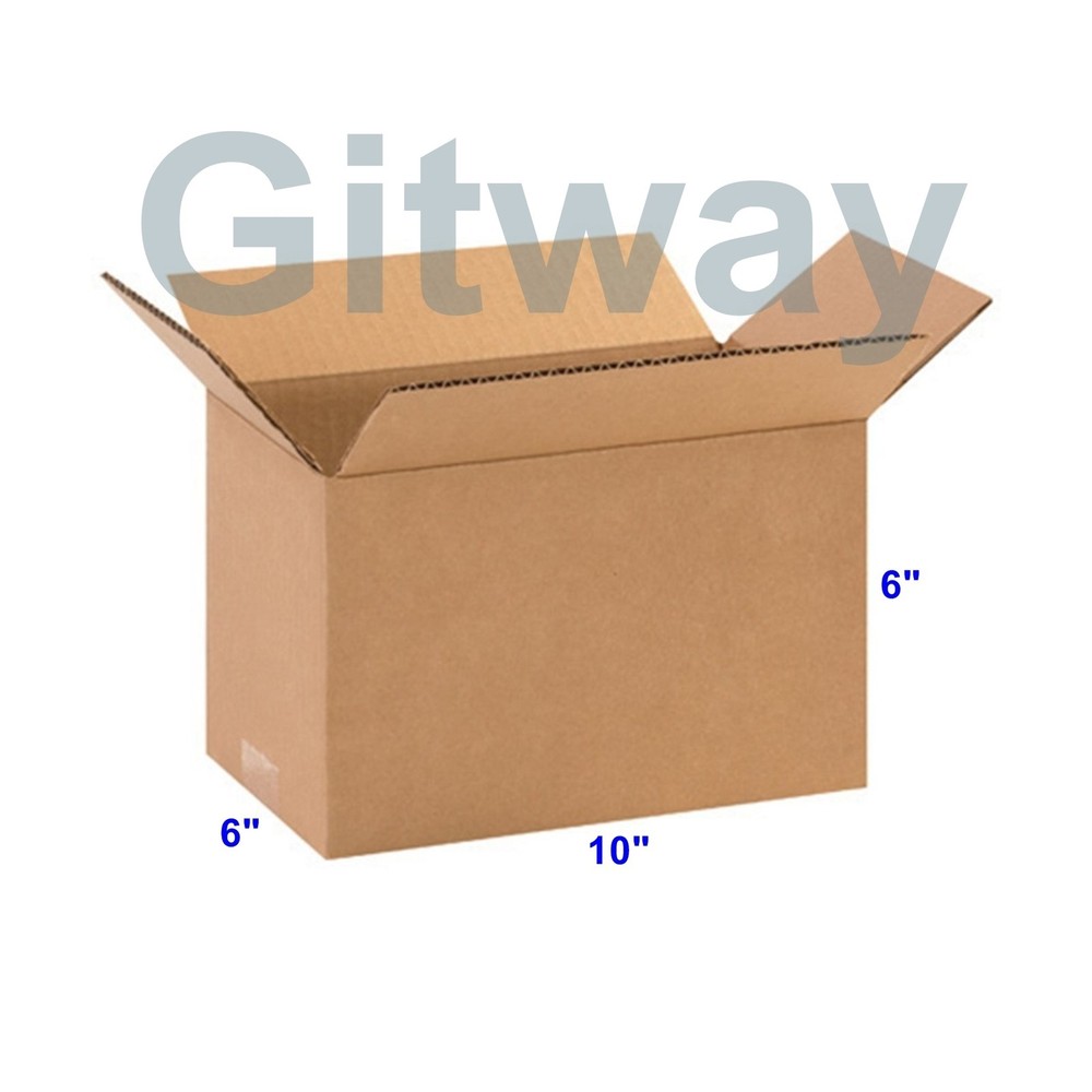 25 Pk 10x6x6 Multi Depth Corrugated Carton Cardboard Shipping Mailing Box Boxes