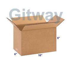 25 Pk 10x6x6 Multi Depth Corrugated Carton Cardboard Shipping Mailing Box Boxes