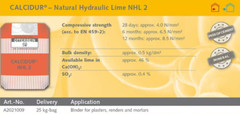 Otterbein Natural Hydraulic Lime 2.0