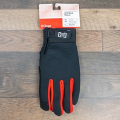 A/V Work Gloves Hosa HGG-100 w/Touch screen synthetic leather tips Choose Size