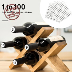 2500 PCS Number Stickers 1-100 Consecutive Self-Adhesive Round Labels for Invent