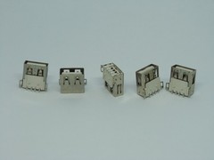 5 Pcs Pack Lot Bulk USB Jack Socket AF 4P SMT SMD Female Type A Port Connector