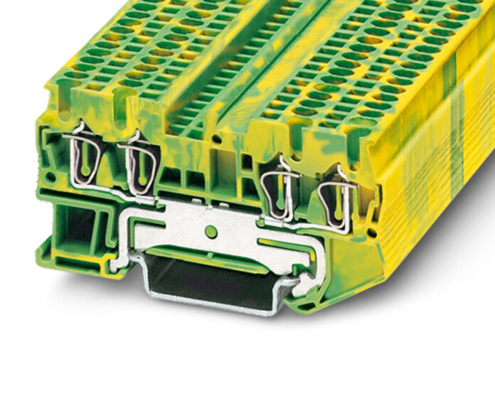 1pcs PHOENIX CONTACT , ST 1,5-QUATTRO-PE – Ground terminal 3031209