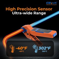Elitech HVAC Refrigeration Digital Pressure Gauge Manifold Gauge Set SMG-1H&Low
