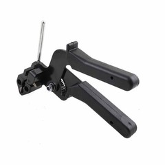 Heavy Duty Stainless Steel Cable Tie Gun 200Pcs Self-Locking Metal Zip Ties Kit