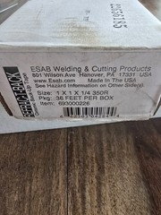 ESAB Refrac-T-Back Ceramic Backup Tape 693000226 1 X 1 X 1/4 36 feet