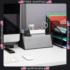 Multi Purpose Storage Caddy 4 Compartment Metal Mesh Kitchen Office Organizer