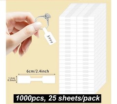 1000 jewelry price tags self-adhesive tags Price Identify Jewelry Price Tags