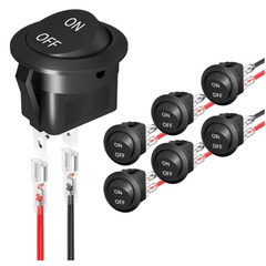 Toggle SWITCH ON/OFF Heavy Duty 6A/250V 10A/125V SPST 2 Pin Terminal Car Boat