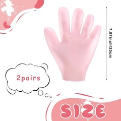 Moisturizing Gloves for Dry Hands Overnight Treatment Pair of 2 Softening Gloves