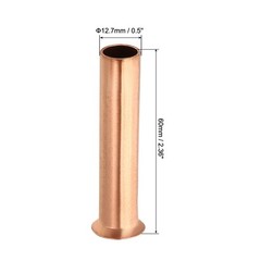 1/2″ (12.7mm) OD Copper Flare Tube Fitting for Refrigeration Plumbing, 2pcs