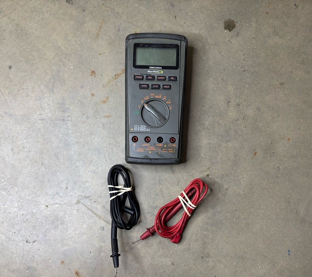 Blue-Point DMSC683A CAT III Digital Multimeter 4000 Count AC/DC V/A Ohms