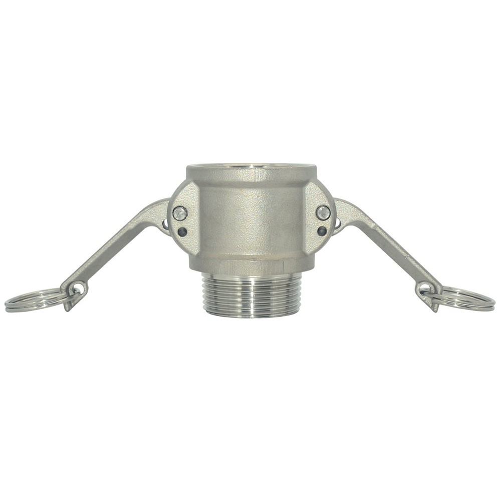 1.25″ 1-1/4 inch Type B Camlock Female to Male NPT Stainless SS 304 Hose Fitting