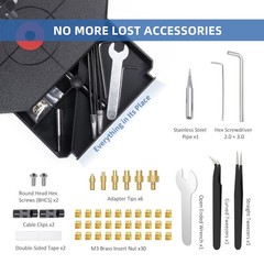 90W Digital Heat Set Insert Press Vertical Tool for 3D Printing PLA ABS M2-M8