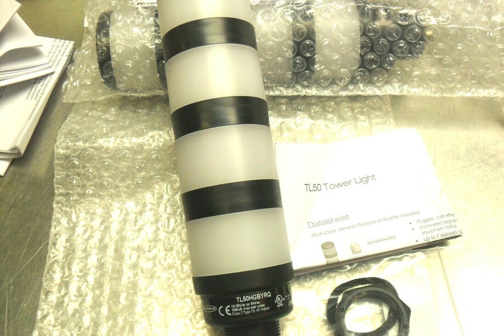 Banner TL50HGBYRQ High-Intensity Tower Light indicator, 50 mm New