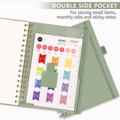 Undated Planner, Weekly and Monthly Calendar, 53 Weeks and 12 Months, A5 (6.3…