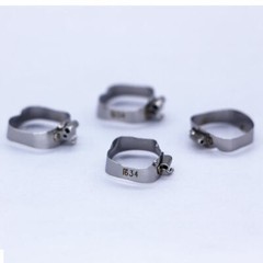 80Pcs Dental Orthodontic 16#-35 Bands with Buccal Tube 1st Molar Roth.022 U2/L1
