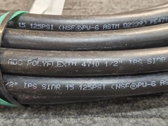 ADS Polyflex 4710 1/2 IN x 100 FT Coil Polyethylene Pipe, 125 PSI SIDR 15, Black