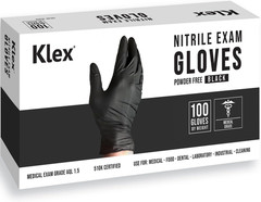 Nitrile Exam Gloves – Medical Grade, Powder Free, Latex Rubber Free, Disposable,