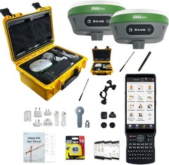 SMA26 Pro RTK 4G GNSS Receiver 1 cm Accuracy Rover Base Collector UHF Range 10km