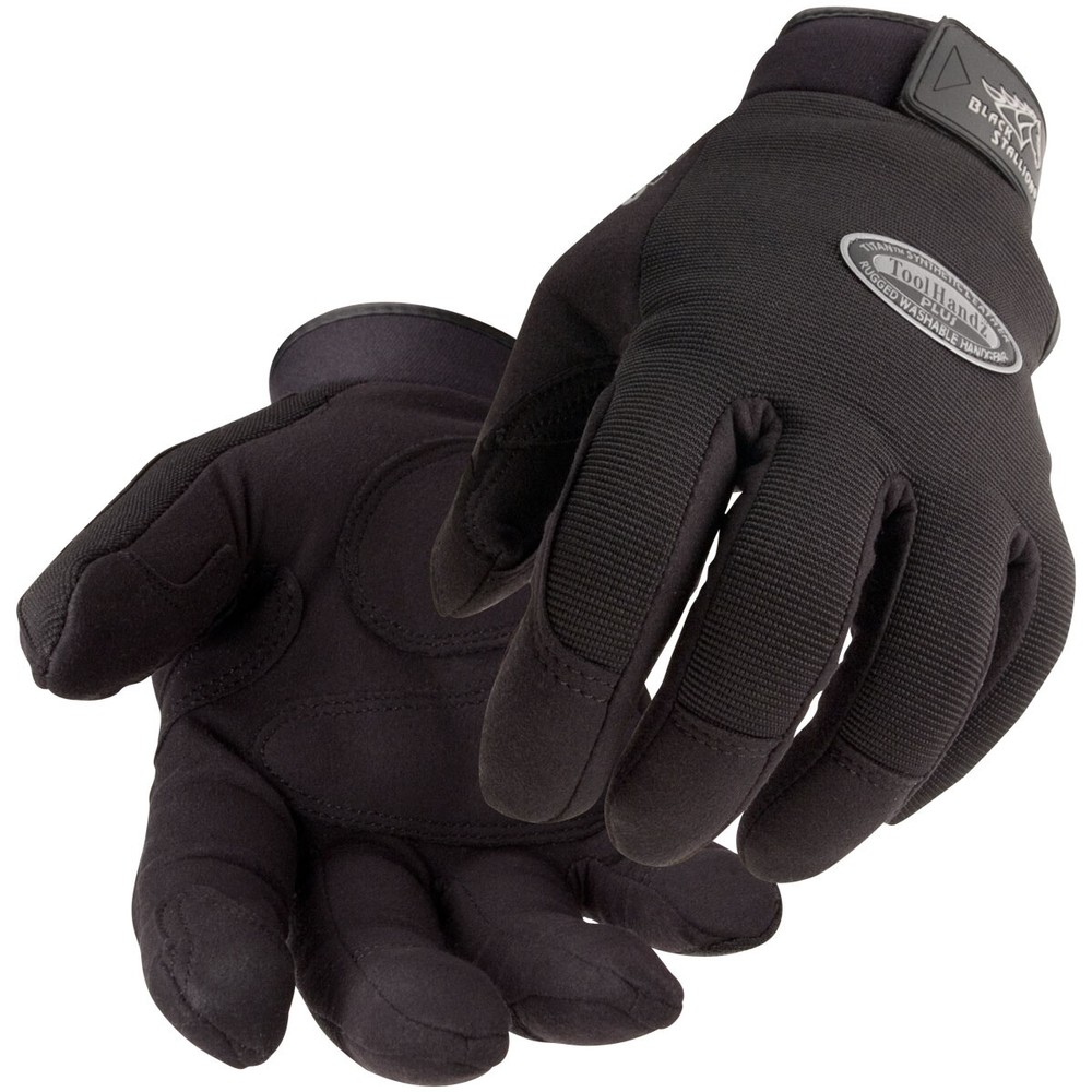 Black Stallion ToolHandz Plus Original Black Mechanics Gloves (Med) (99PLUS-BLK)