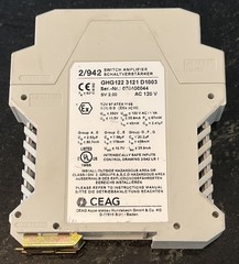 CEAG 2/942 Switch Amplifier GHG122 3121 D1003 (120 VAC)
