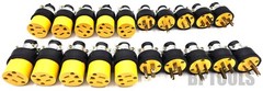 20pc Male & Female Extension Cord Replacement Electrical Plugs 15Amp 125V End