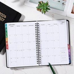 2026-2027 Academic Planner | Weekly Monthly Organizer with Tabs & Pocket