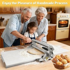 Commercial 12″ Folding Dough Sheeter Manual Pasta Pizza Roller Stainless Steel