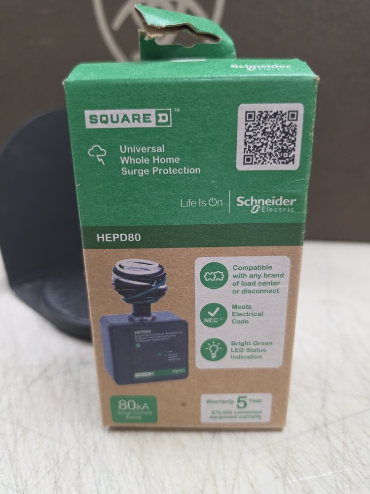 Square D HEPD80 (80kA) Home Electronics Protective Device NEW !