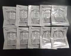 Dental Orthodontic Reverse Curve Arch Wire Niti Super Elastic Round