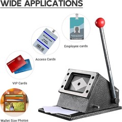 Manual ID Credit Card Round Corner Die Cutter Business Card Passport Photo Cutte