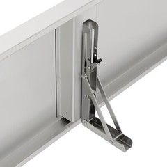 6FT Concession Stand Shelf for Window Trailer Food Truck Folding 304 Steel
