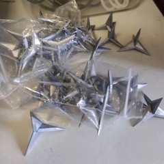 20/10xTire Puncture Spikes Heavy Portable Duty Carbon Steel Triangle Road Spikes