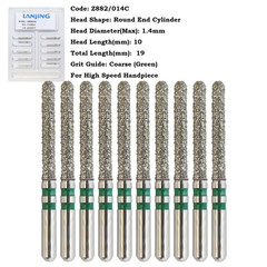 Multi-use Zirconia Adjustment Diamond Burs Egg Football Round End Taper 856 850