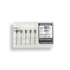 Spherical 3 mm Dia Extra Coarse Grit Diamond Bur 5/Pack [1672-001.30EC1]