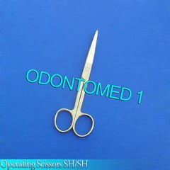 Operating Scissors Sharp/Sharp 6″ Straight Full Gold Surgical Instruments