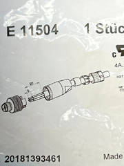 IFM E11504 FOUR POSITION CONNECTORS. 45VAC 70VDC FACTORY SEALED