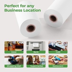2 1/4″ inch x 50’ft Thermal Paper 50 Rolls, BPA Free Receipt Paper, 58mm Ther…