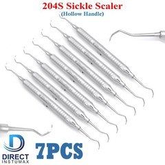 X7 Sickle Scaler 204S Dental Hand Instruments Pro Periodontal Hygiene Pick Tool