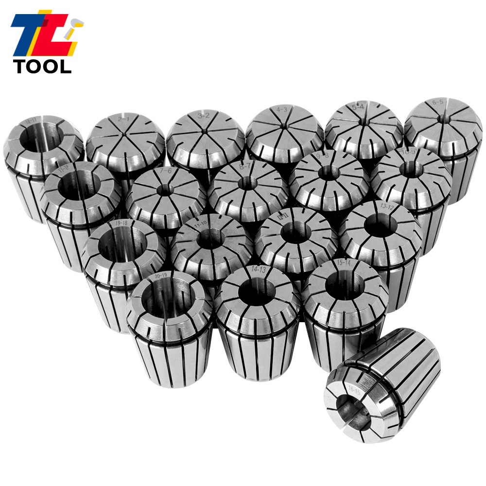 19pcs ER32 Metric Precision Spring Collet Set 2-20mm for CNC Milling