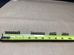 Copper Grounding Bar Tin Plated LOT OF 9 (Different sizes) #122L63