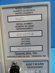 4 x SPACELABS 90470, 90470-01 / 02 (ECG/RESP MULTIVIEW TEMP 1 & 2) MODULES~16391