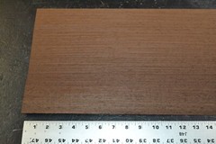 Wenge Raw Wood Veneer Sheet 9.5 x 49 inches 1/42nd thick 7682-42