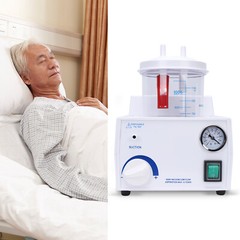Medical Vacuum Phlegm Portable Quiet Suction Unit Emergency Aspirator Machine!