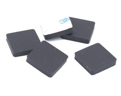 1″ Sq Rubber Feet Electronics Laptops Boomboxes Vintage Radios Video Console